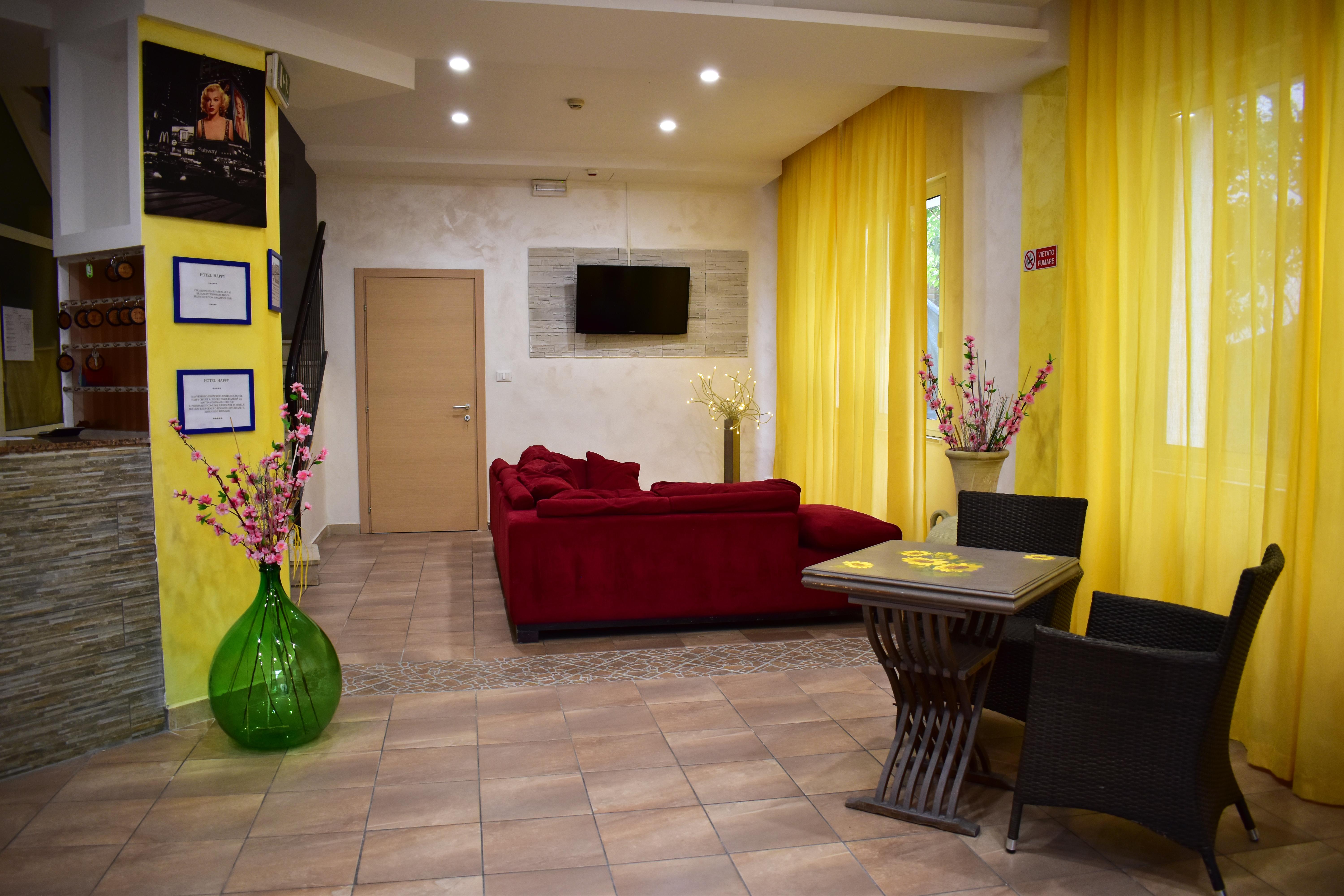 Hotel New Happy Римини Экстерьер фото